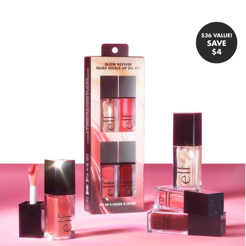 Glow Reviver Quad Goals Lip Oil Kit