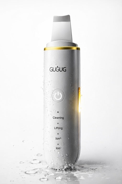 Skin Scrubber Face Spatula Skin Spatula Pore Cleaner Blackhead Remover Tools for Facial Deep Cleansing-4 Modes -White